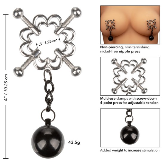 Nipple Grips 4 Point Weighted Nipple Press Nipple Grips 4 Point Weighted Nipple Press
