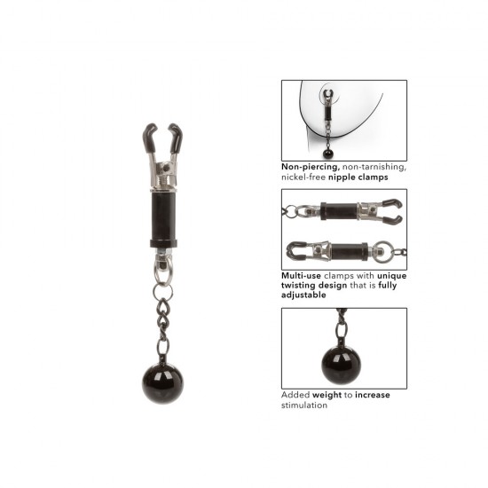 Nipple Grips Weighted Twist Nipple Clamps Nipple Grips Weighted Twist Nipple Clamps