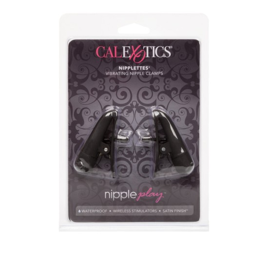 Nipplettes Vibrating Black Nipple Clamps Nipplettes Vibrating Black Nipple Clamps