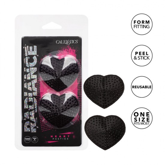 Radiance Black Heart Pasties Radiance Black Heart Pasties