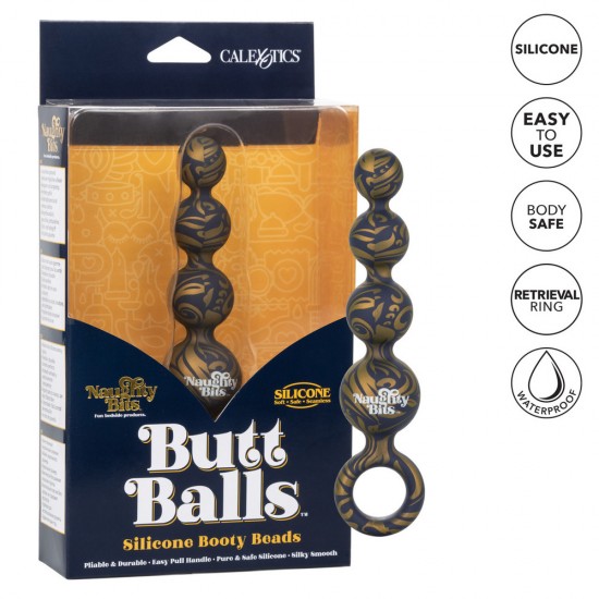 Naughty Bits Butt Balls Silicone Booty Beads Naughty Bits Butt Balls Silicone Booty Beads
