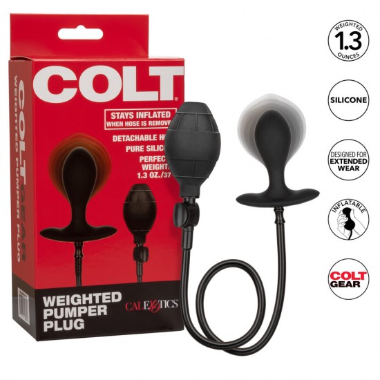 Colt Weighted Plumper Inflatable Butt Plug Colt Weighted Plumper Inflatable Butt Plug
