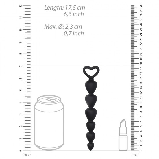 Black Silicone Anal Beads Black Silicone Anal Beads