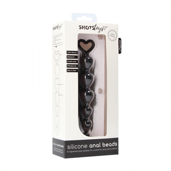 Black Silicone Anal Beads Black Silicone Anal Beads