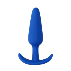 Beginners Size Slim Butt Plug Blue Beginners Size Slim Butt Plug Blue
