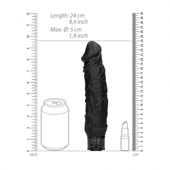 Realistic 10 speed Vibrator Black Realistic 10 speed Vibrator Black