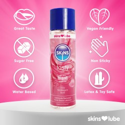 Skins Juicy Bubblegum Blast Waterbased Lubricant 130ml Skins Juicy Bubblegum Blast Waterbased Lubricant 130ml