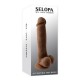Selopa 6.5 Inch Natural Feel Dildo Flesh Brown Selopa 6.5 Inch Natural Feel Dildo Flesh Brown