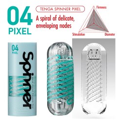 Tenga 04 Pixel Spinner Masturbator Tenga 04 Pixel Spinner Masturbator