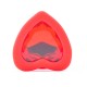 Small Heart Shaped Diamond Base Red Butt Plug Small Heart Shaped Diamond Base Red Butt Plug