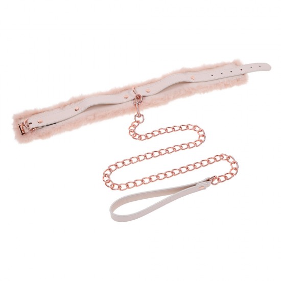 Sex and Mischief Fur Collar and Leash Sex and Mischief Fur Collar and Leash