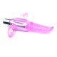 Clear Pink Vibrating Tongue Finger Vibrator Clear Pink Vibrating Tongue Finger Vibrator