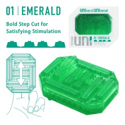 Tenga UNI Emerald Sleeve Masturbator Tenga UNI Emerald Sleeve Masturbator