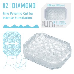 Tenga UNI Diamond Sleeve Masturbator Tenga UNI Diamond Sleeve Masturbator