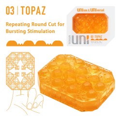 Tenga UNI Topaz Sleeve Masturbator Tenga UNI Topaz Sleeve Masturbator
