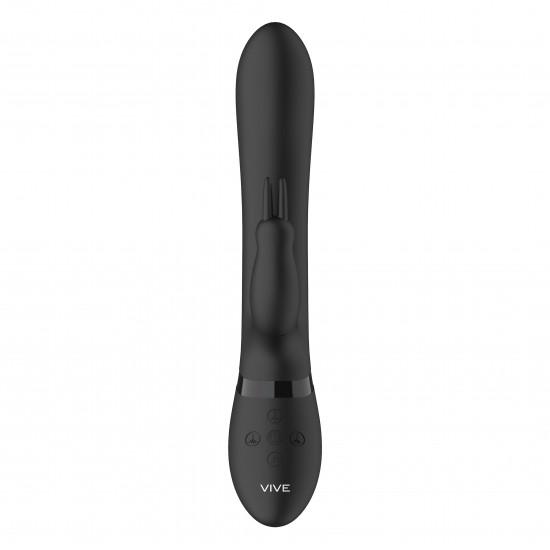 Vive Amoris Black Rabbit Vibrator With Stimulating Beads Vive Amoris Black Rabbit Vibrator With Stimulating Beads