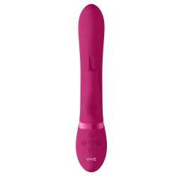 Vive Amoris Pink Rabbit Vibrator With Stimulating Beads Vive Amoris Pink Rabbit Vibrator With Stimulating Beads