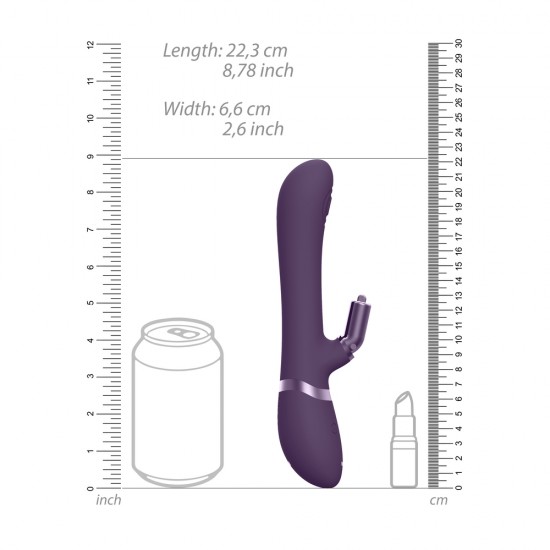 Vive Etsu Interchangeable Rabbit Vibrator Purple Vive Etsu Interchangeable Rabbit Vibrator Purple