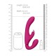 Vive Suki Triple Action Strapless Strap On Vibrator Pink Vive Suki Triple Action Strapless Strap On Vibrator Pink