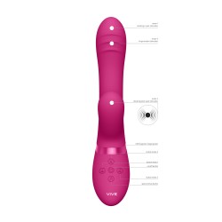 Vive Tani Finger Motion With Pulse Wave Vibrator Pink Vive Tani Finger Motion With Pulse Wave Vibrator Pink