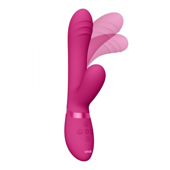 Vive Tani Finger Motion With Pulse Wave Vibrator Pink Vive Tani Finger Motion With Pulse Wave Vibrator Pink