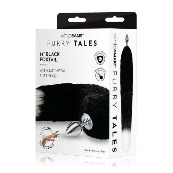 Furry Tales Black Foxtail Butt Plug Furry Tales Black Foxtail Butt Plug