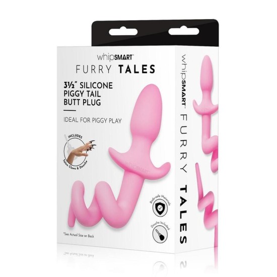 Furry Tales Silicone Piggy Tail Butt Plug Furry Tales Silicone Piggy Tail Butt Plug