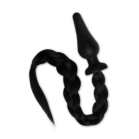 Furry Tales Black Pony Play Butt Plug Furry Tales Black Pony Play Butt Plug
