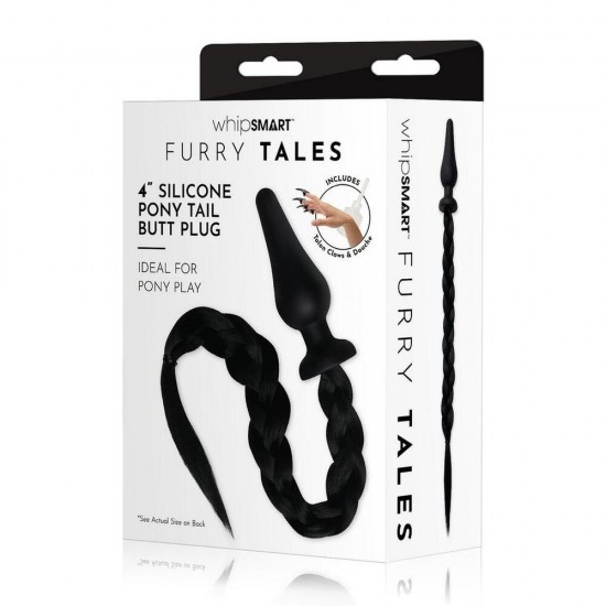 Furry Tales Black Pony Play Butt Plug Furry Tales Black Pony Play Butt Plug