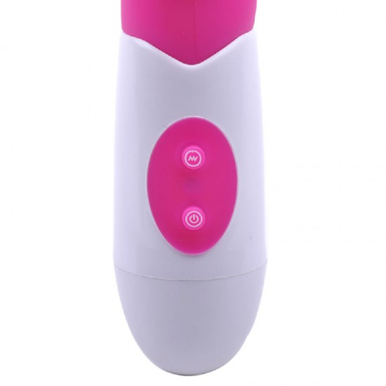 Silicone Dual Motors GSpot Vibrator Pink Silicone Dual Motors GSpot Vibrator Pink