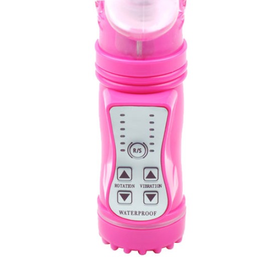 Pink Rabbit Vibrator With Thrusting Motion Pink Rabbit Vibrator With Thrusting Motion