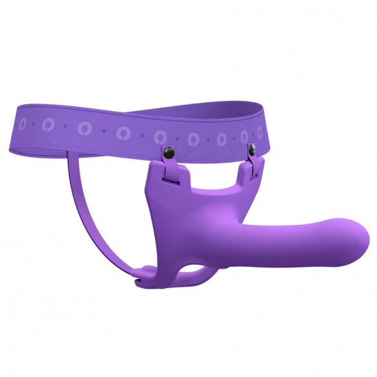 Zoro Silicone Strap on System With Waistbands Purple 5.5 Inch Zoro Silicone Strap on System With Waistbands Purple 5.5 Inch