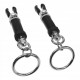 Master Series Bondage Ring Barrel Nipple Clamps Master Series Bondage Ring Barrel Nipple Clamps