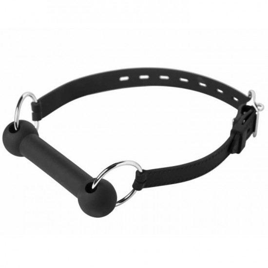 Master Series Mr. Ed Lockable Silicone Horse Bit Gag Master Series Mr. Ed Lockable Silicone Horse Bit Gag