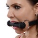 Master Series Mr. Ed Lockable Silicone Horse Bit Gag Master Series Mr. Ed Lockable Silicone Horse Bit Gag