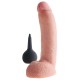 King Cock 9 Inch Squirting Dildo With Balls Flesh King Cock 9 Inch Squirting Dildo With Balls Flesh
