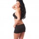 Black Mini Skirt And Crop Top UK Size 8 to 12 Black Mini Skirt And Crop Top UK Size 8 to 12