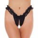 Frilly Black Open Brief Frilly Black Open Brief