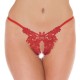 Fancy Red Detailed Open GString Fancy Red Detailed Open GString