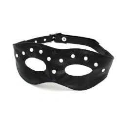 Leather Open Eye Mask With Rivets Leather Open Eye Mask With Rivets